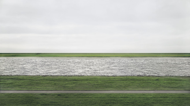 Rhein II, C-print, 1999, 190 cm × 360 cm