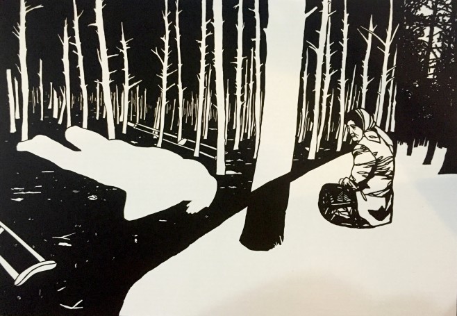Transitions 2, 2015 30x42 cm, manual paper-cutting