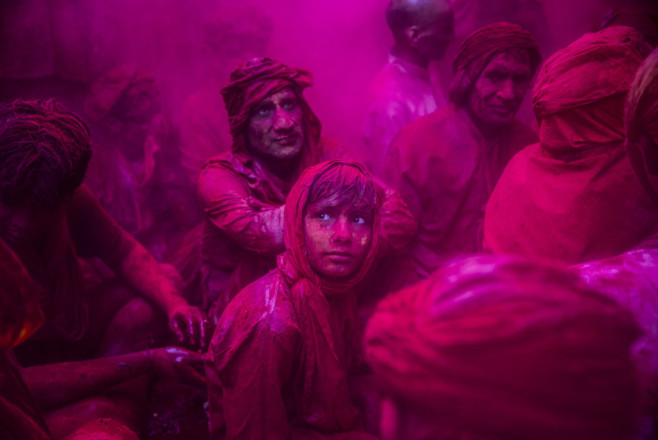Hindus Celebrate Holi In India
