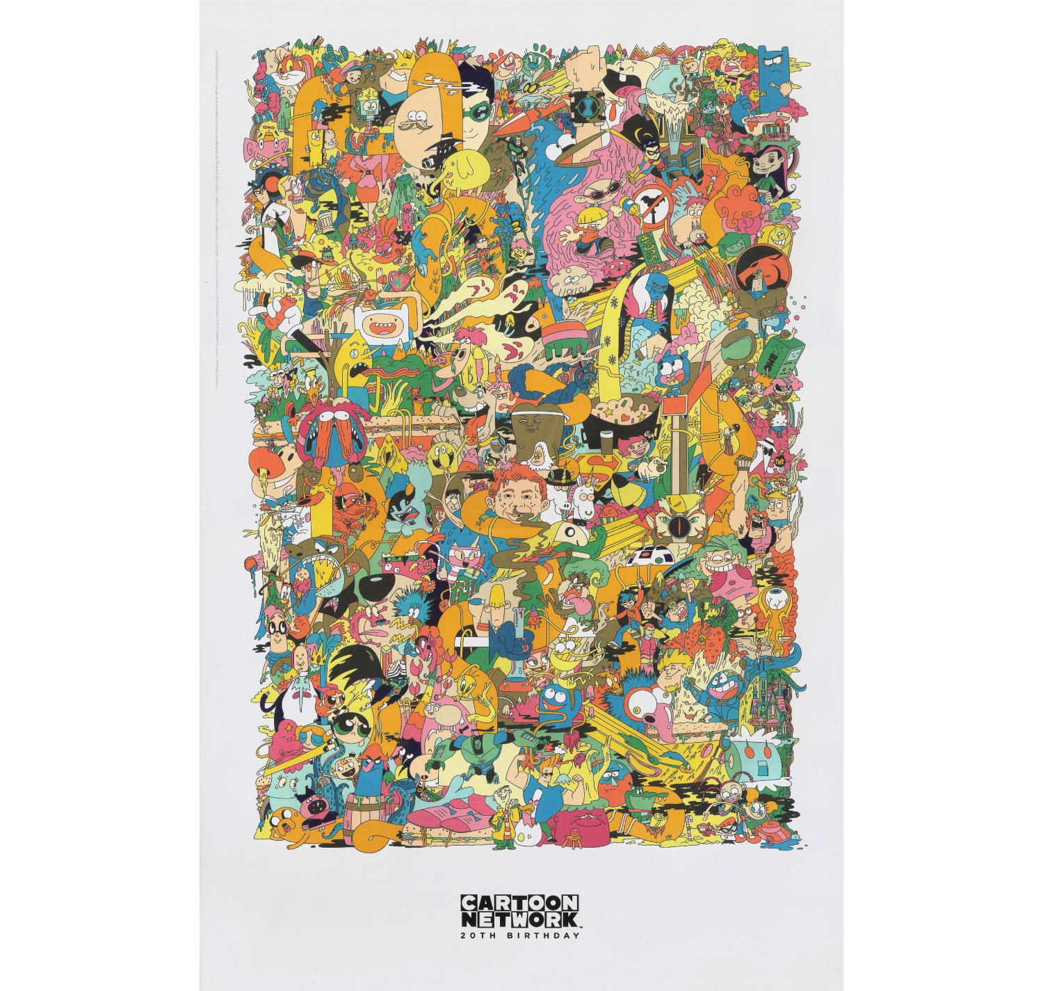 Cartoon Network 20 周年海報