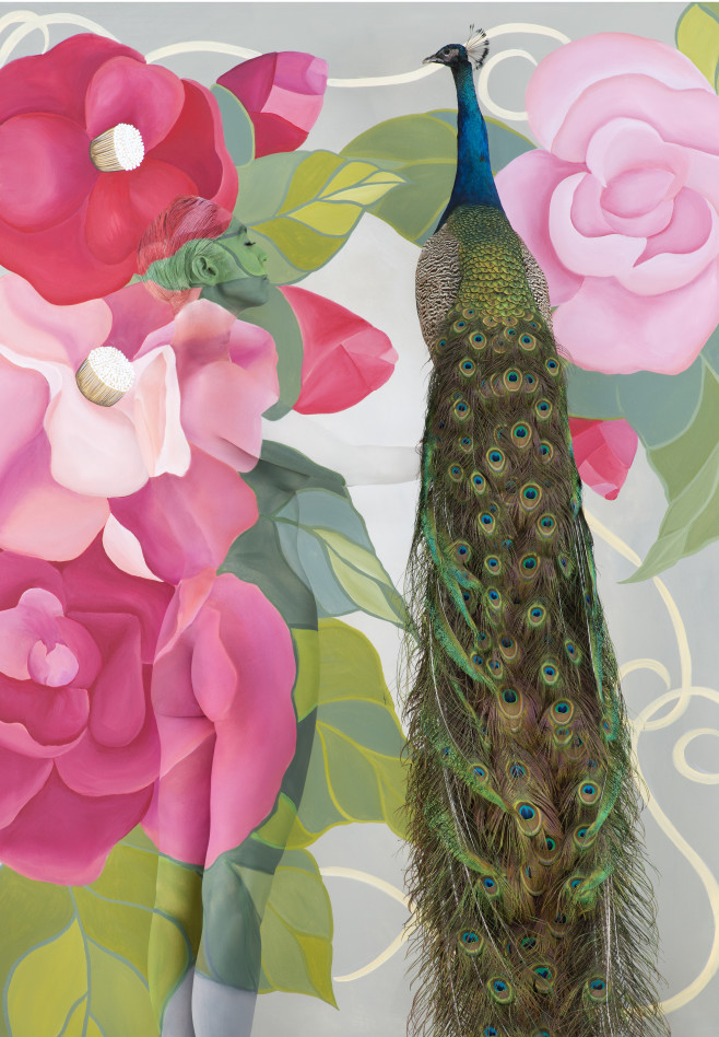 Emma Hack Camelia and Peacock 