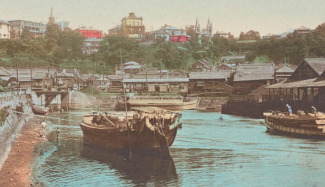 postcard_Canals_of_Yokohama