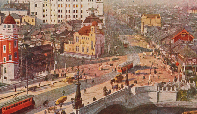 postcard_Nihonbashi_dori_Tokyo