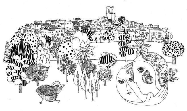 Marc Chagal與他愛的小城Saint Paul de Vence
