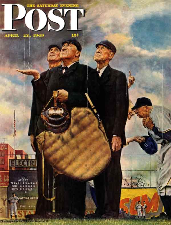 Norman-Rockwell.-Bottom-of-the-Sixth.-April-23-1949