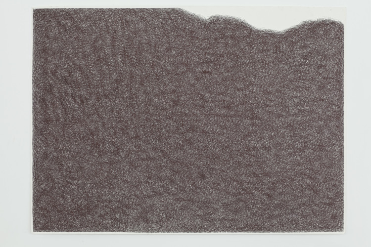 隋建國∣觸痕NO.1 紙上墨水 78.5x110cm 2013 北京佩斯提供