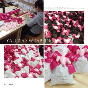 white wrapping