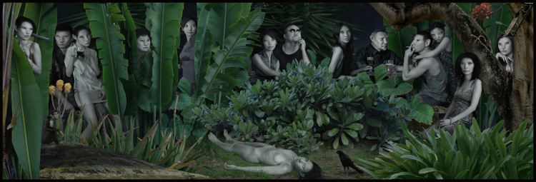 李小鏡｜叢林　典藏噴墨、200x600cm　2007　台北市立美術館提供