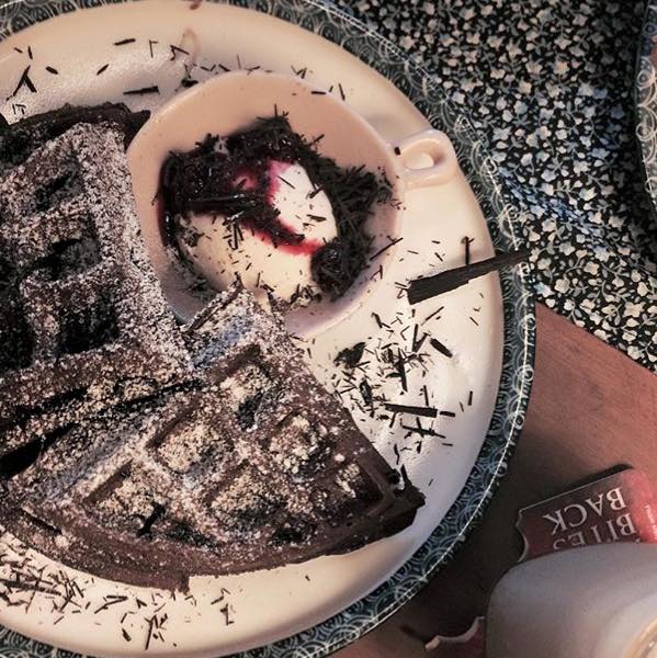 chocolate waffle
