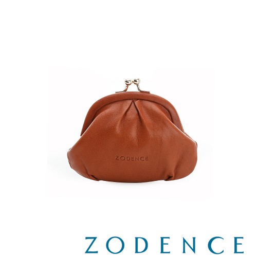 old school coin purse - camel