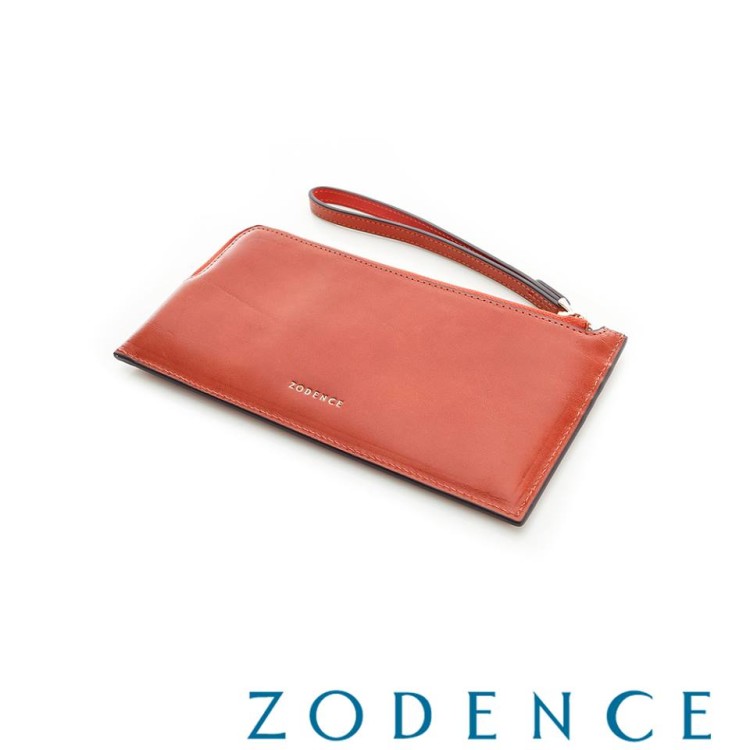 orang pink clutch