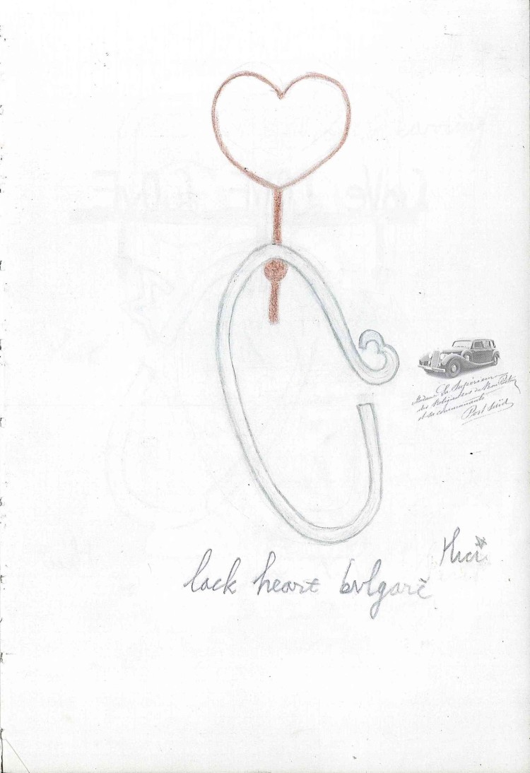 Lack heart bvlgari