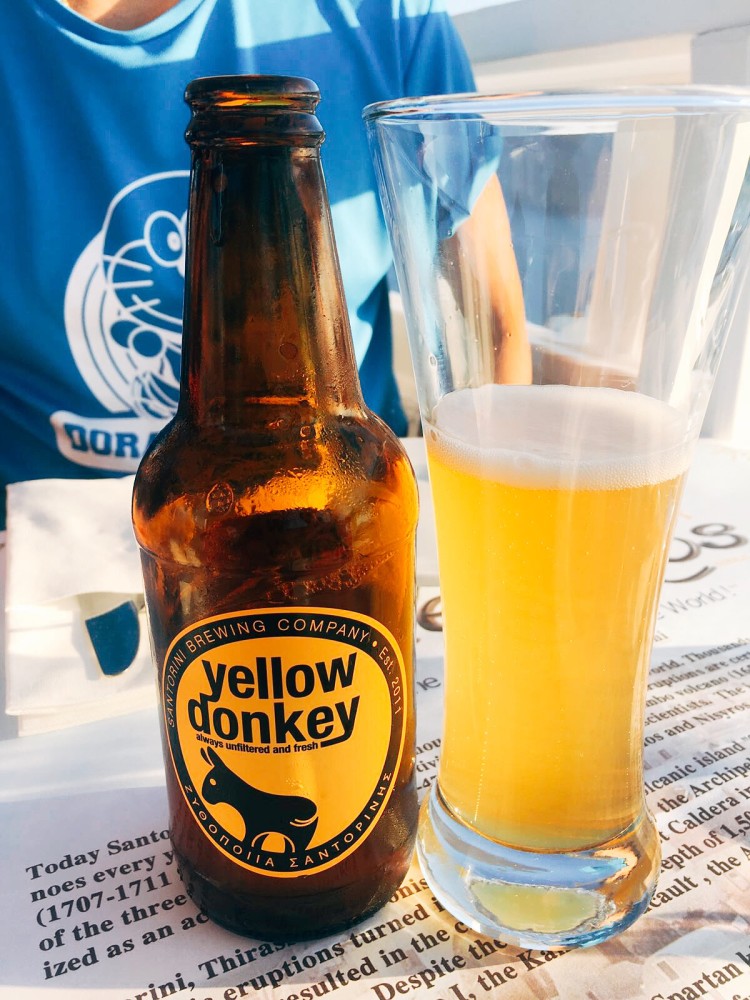 聖托里尼釀製的yellow donkey