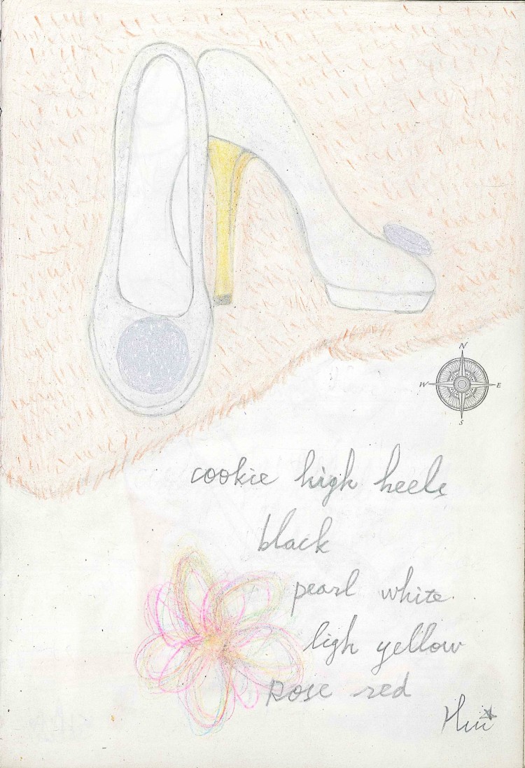 cookie-high-heels-yellow