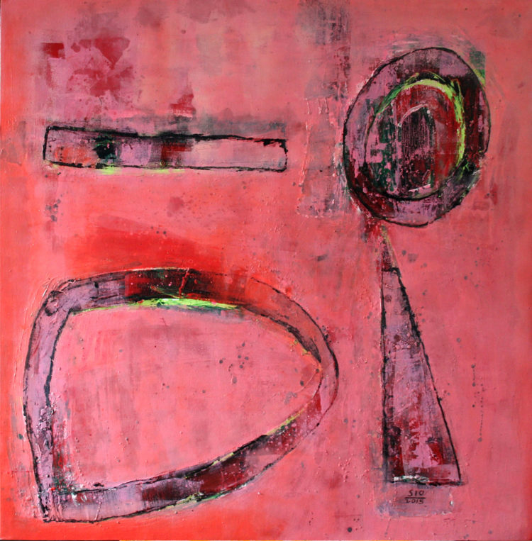 qube-gallery-sio-montera_the-core-of-my-existence_mixed-media-on-canvas_122-x-122-cm_2015