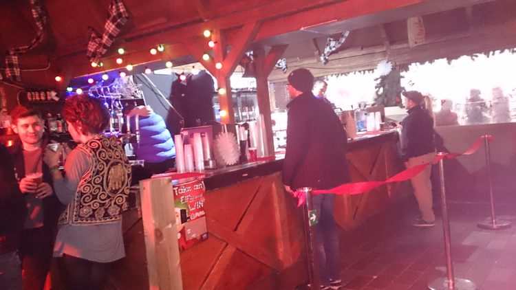 Chirstmas bar in Glasgow