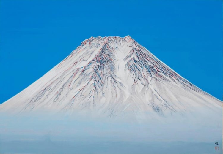加山又造 〈富岳〉 112.0×163.0cm 紙本著色 1997(平成9)