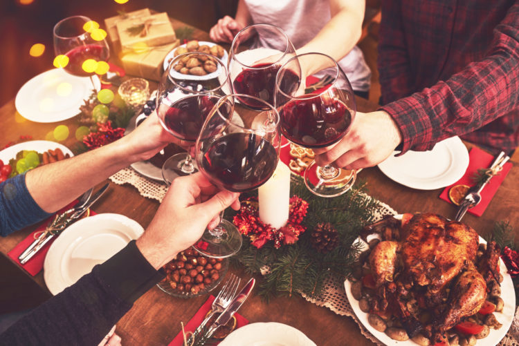 People Cheers Celebrating Christmas
