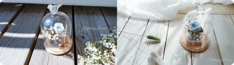 glass bottle of dried flower_n-horz