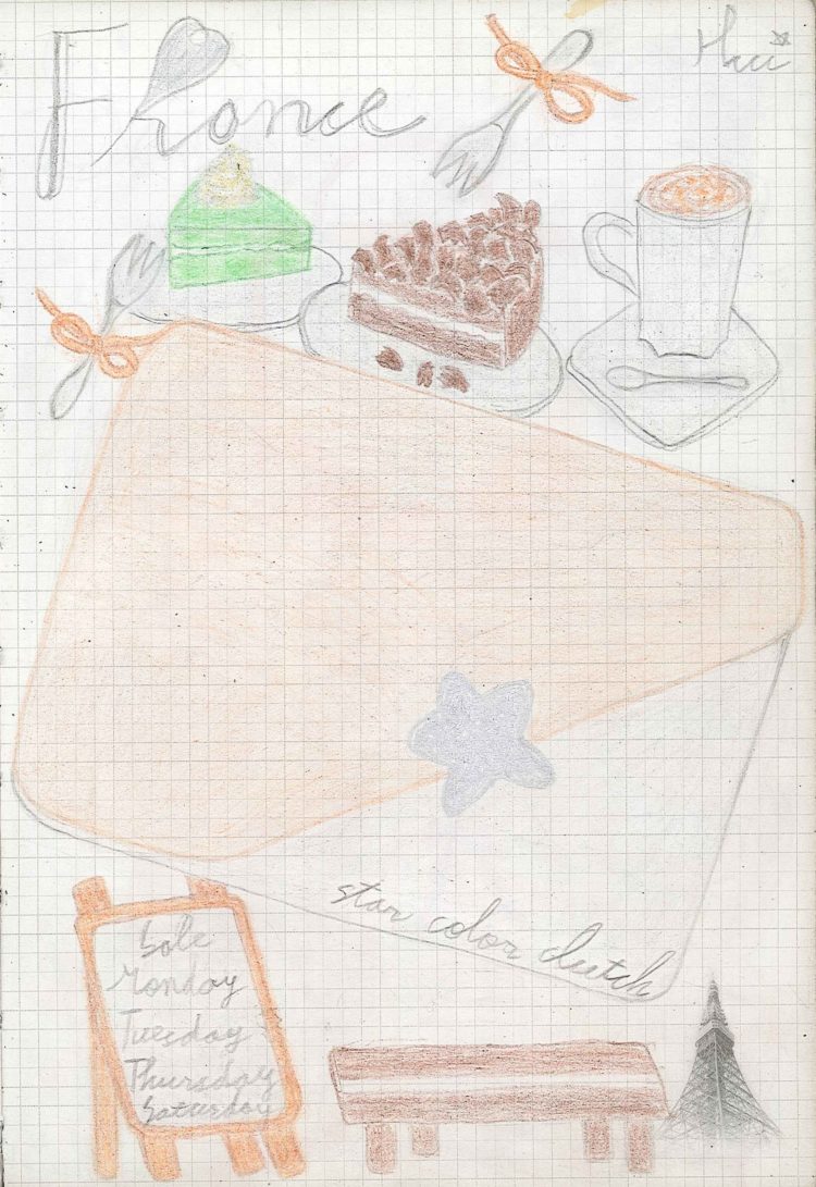 Star color clutch -earl Milk Tea