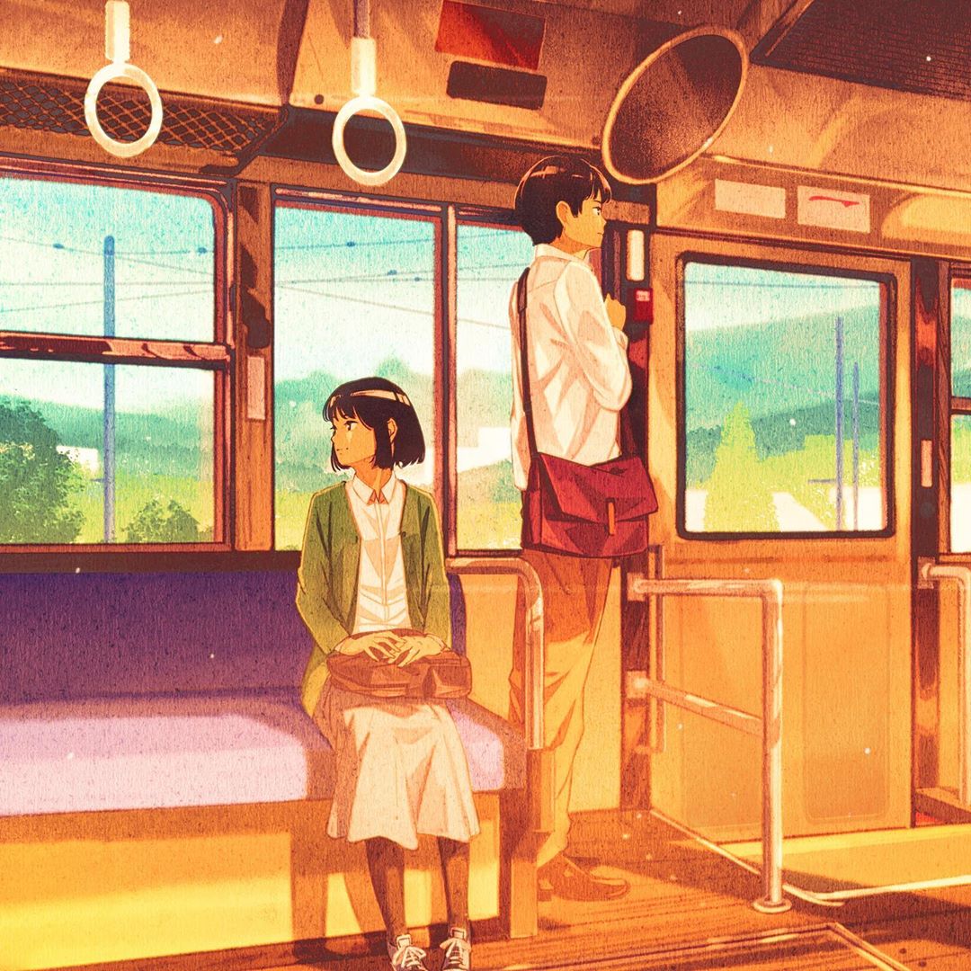 唯美橙紅色繪畫創作！日本插畫家げみGemi畫出絢爛的秋天故事