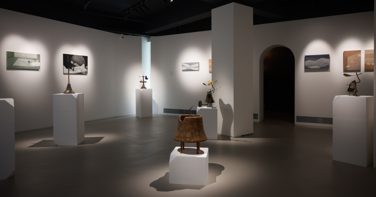 Axis Gallery《形上的居所:物質與虛空》展覽現場圖。