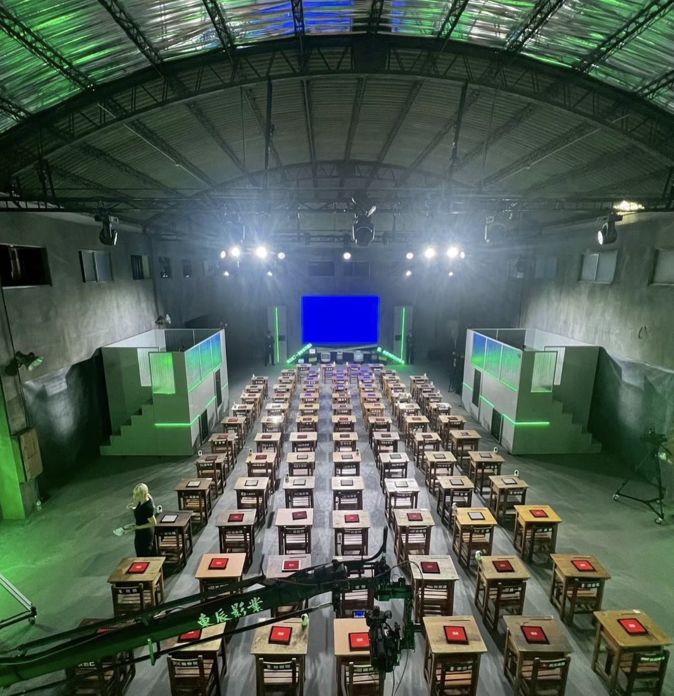 《中文怪物》桃園玉山街影視基地拍攝現場