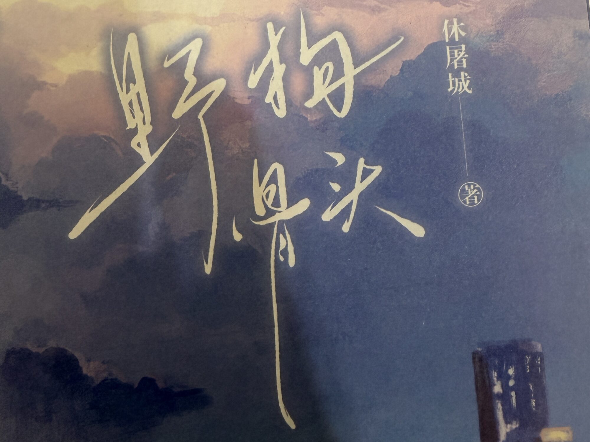 《野狗骨頭》小說書封。